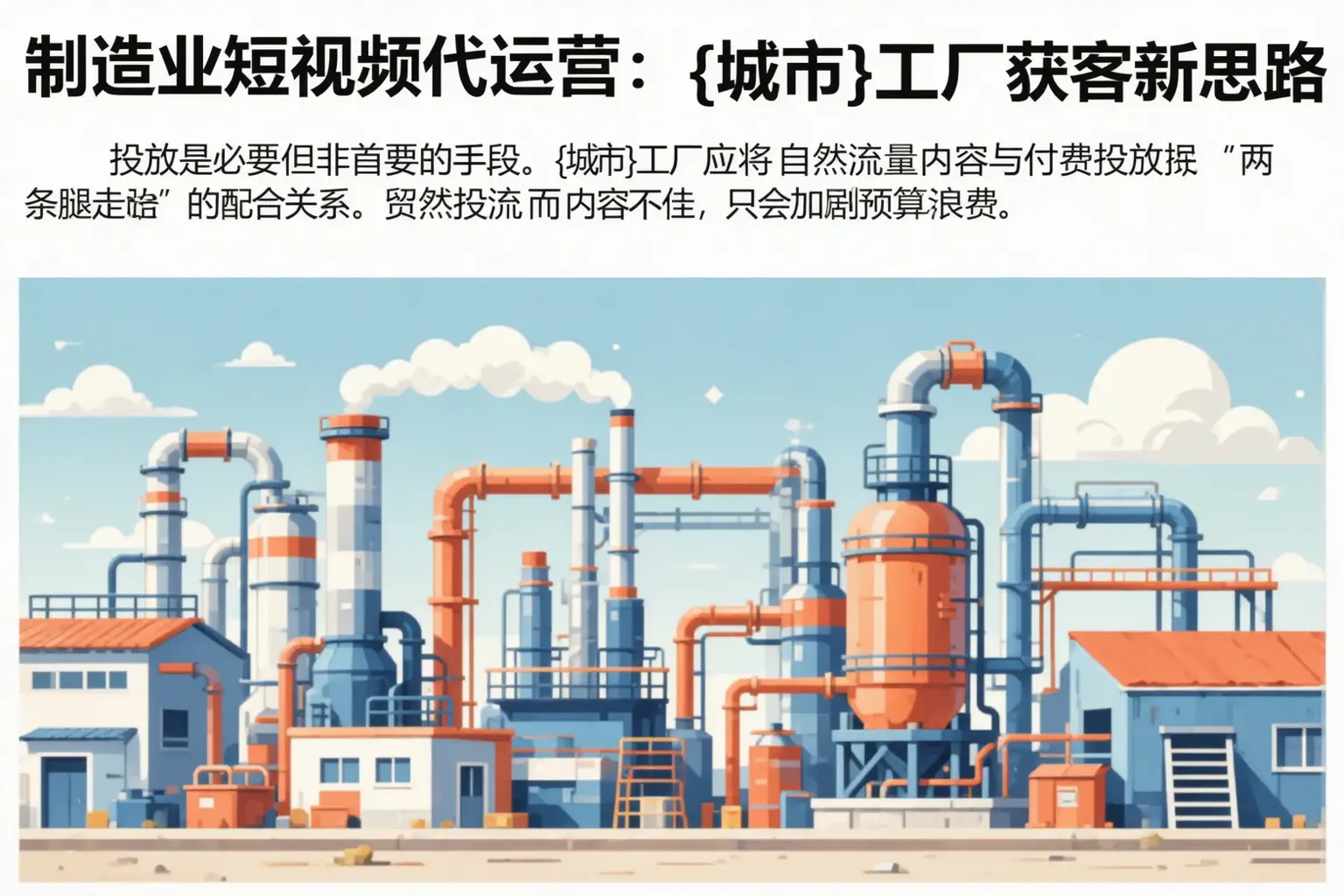制造业短视频代运营:贵港工厂获客新思路