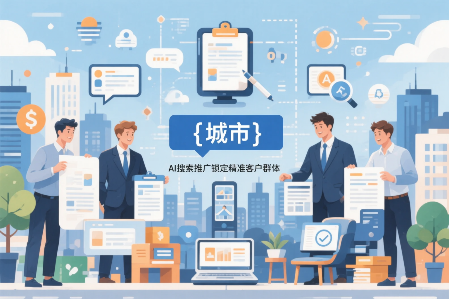 贵港公司如何用AI搜索推广锁定精准客户群体