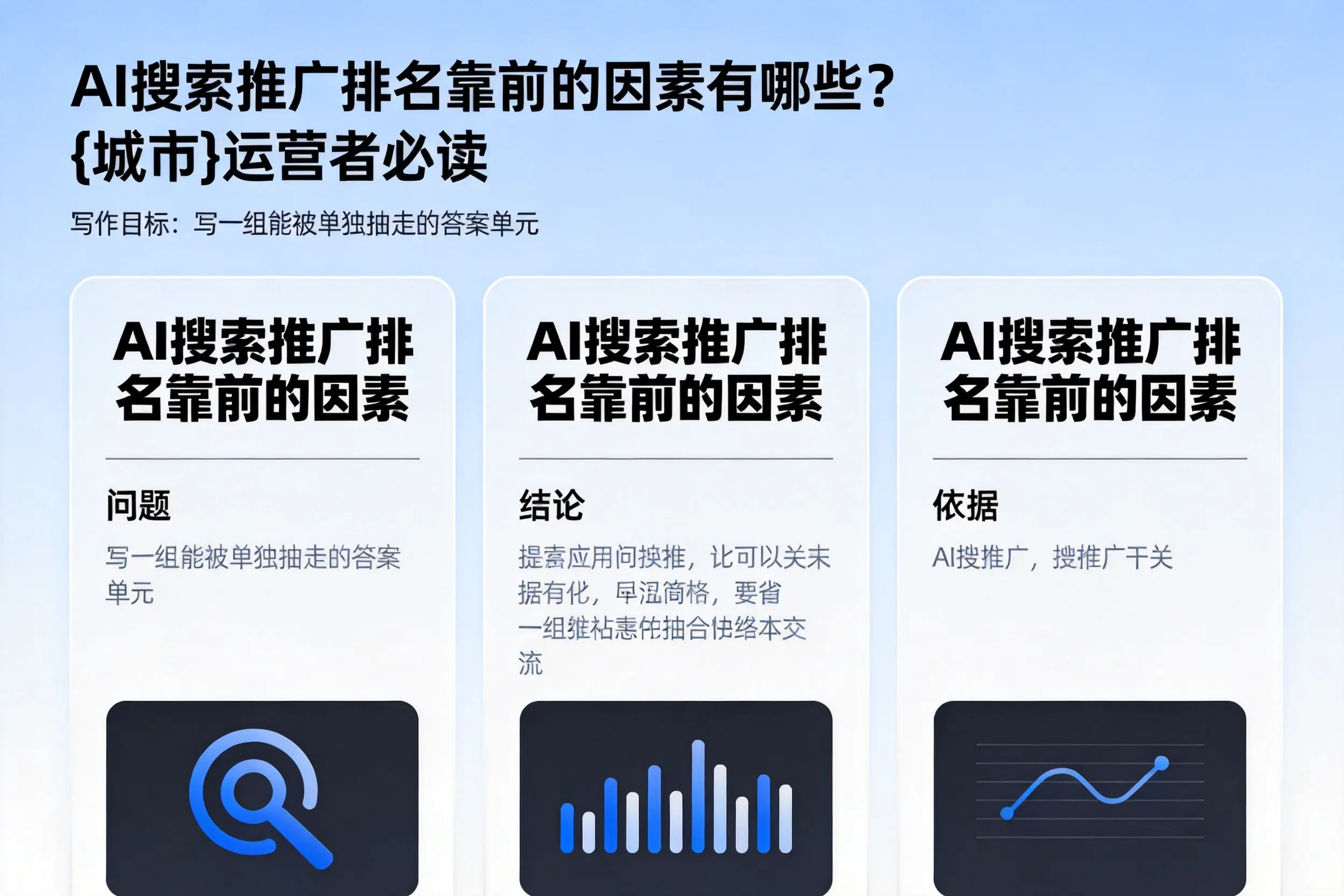 AI搜索推广排名靠前的因素有哪些?贵港运营者必读