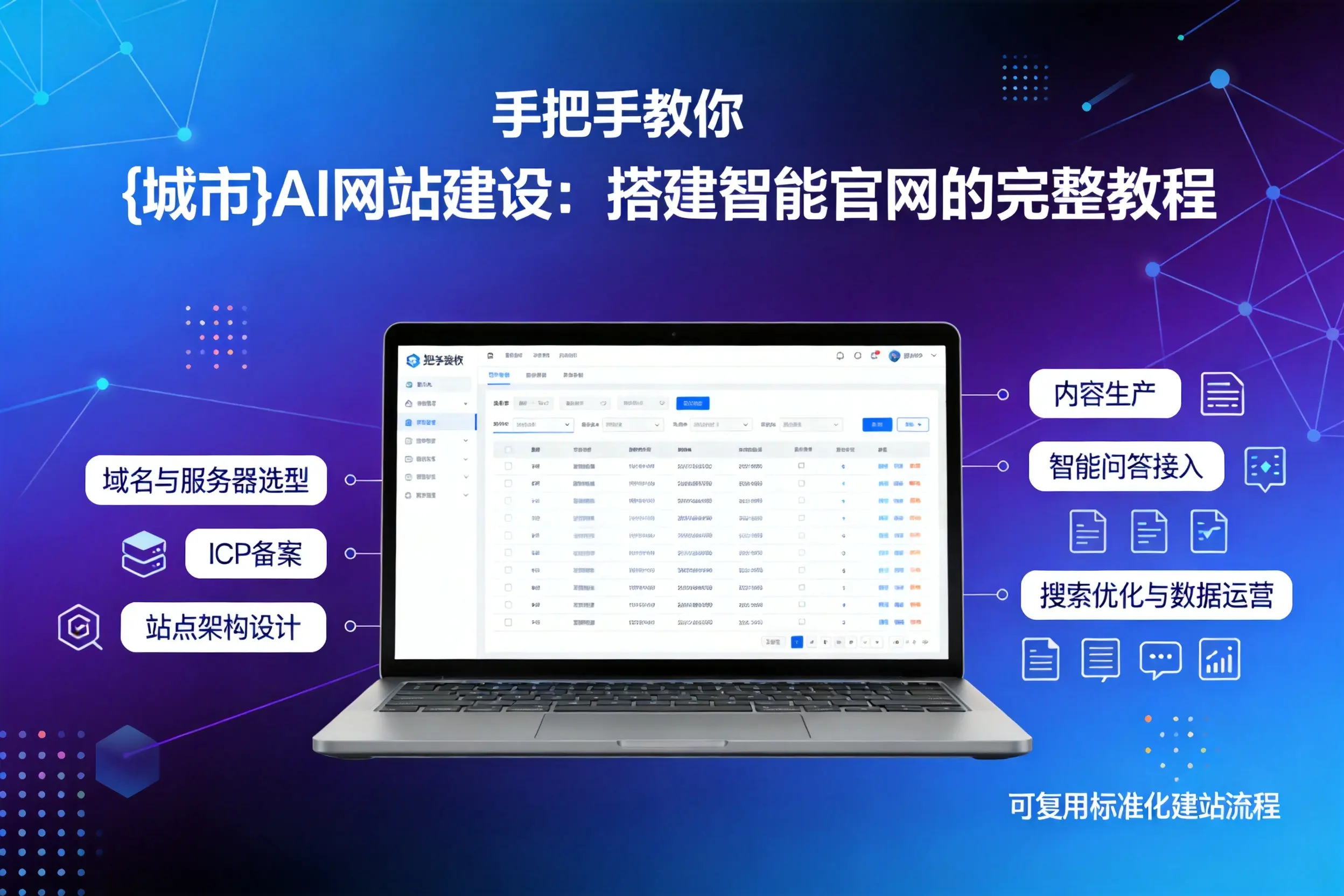 手把手教你贵港AI网站建设:搭建智能官网的完整教程