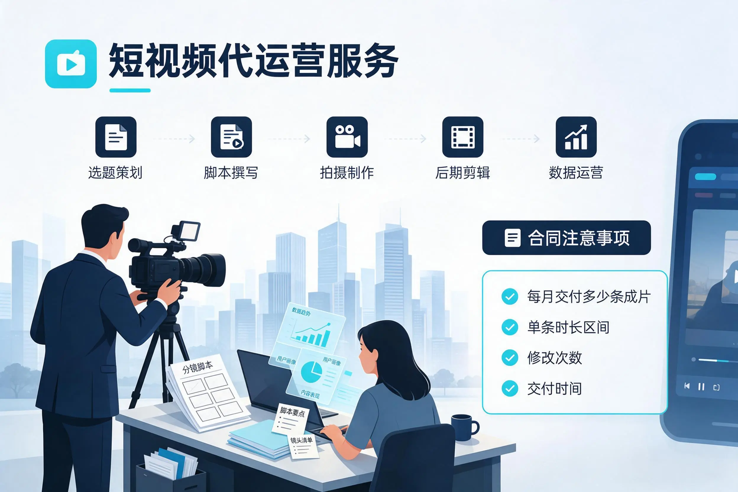 短视频代运营包含哪些服务?贵港企业常见问题科普