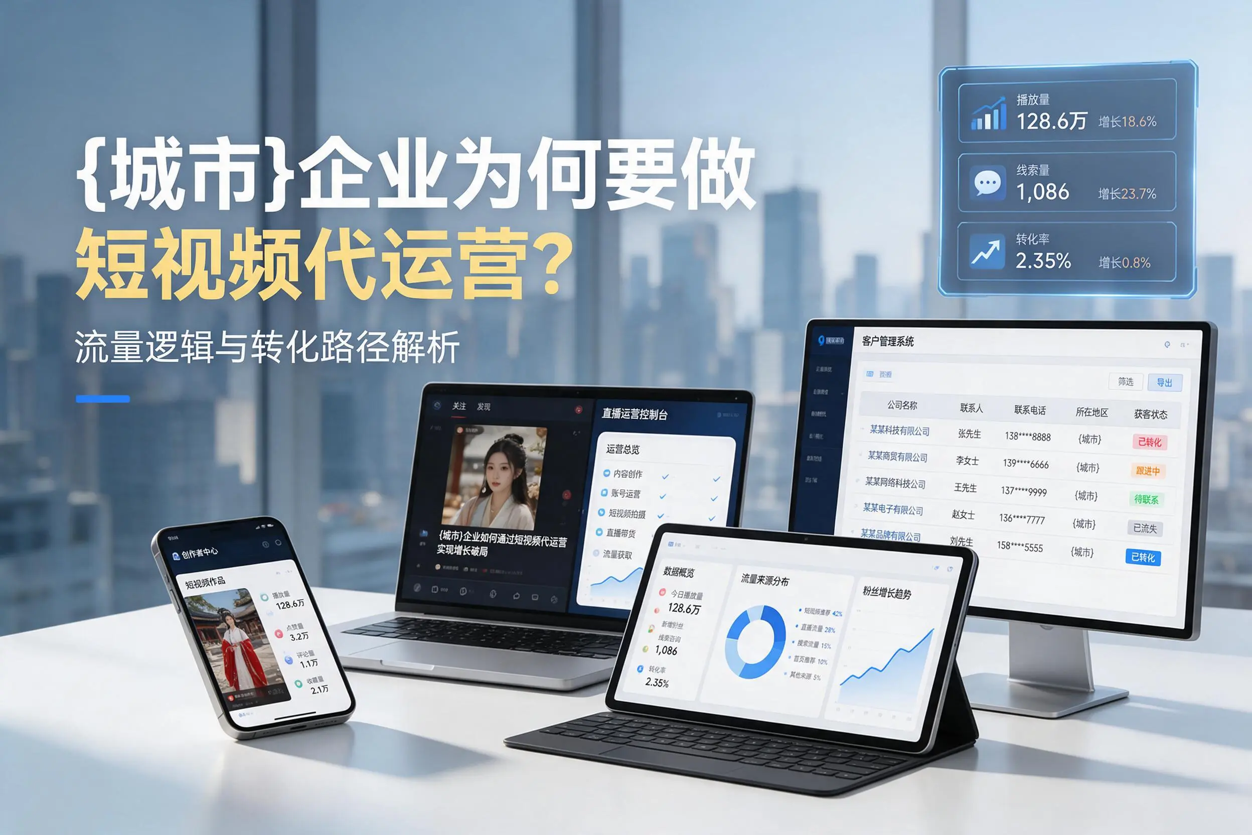贵港企业为何要做短视频代运营？流量逻辑与转化路径解析
