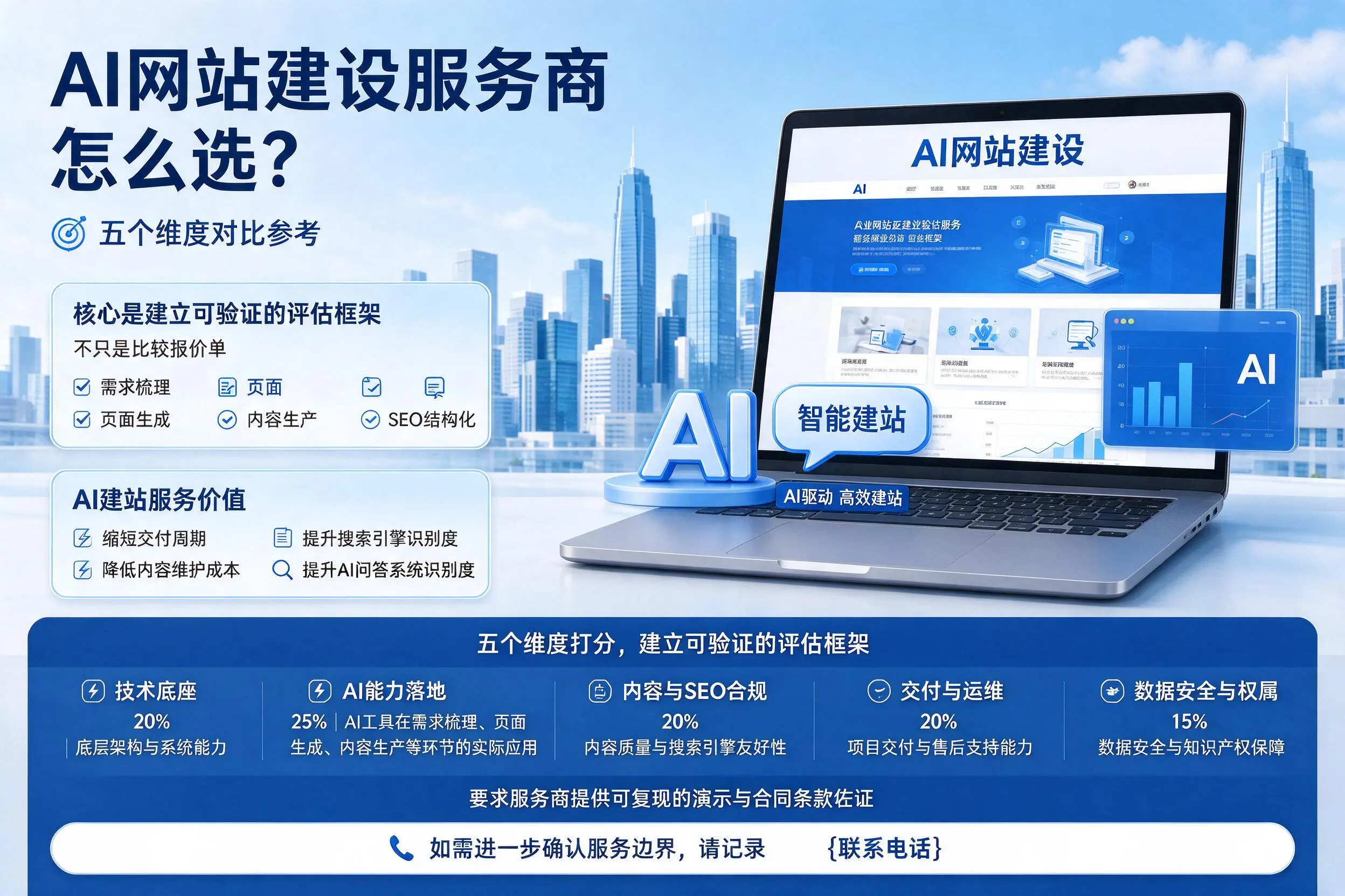 贵港AI网站建设服务商怎么选？五个维度对比参考