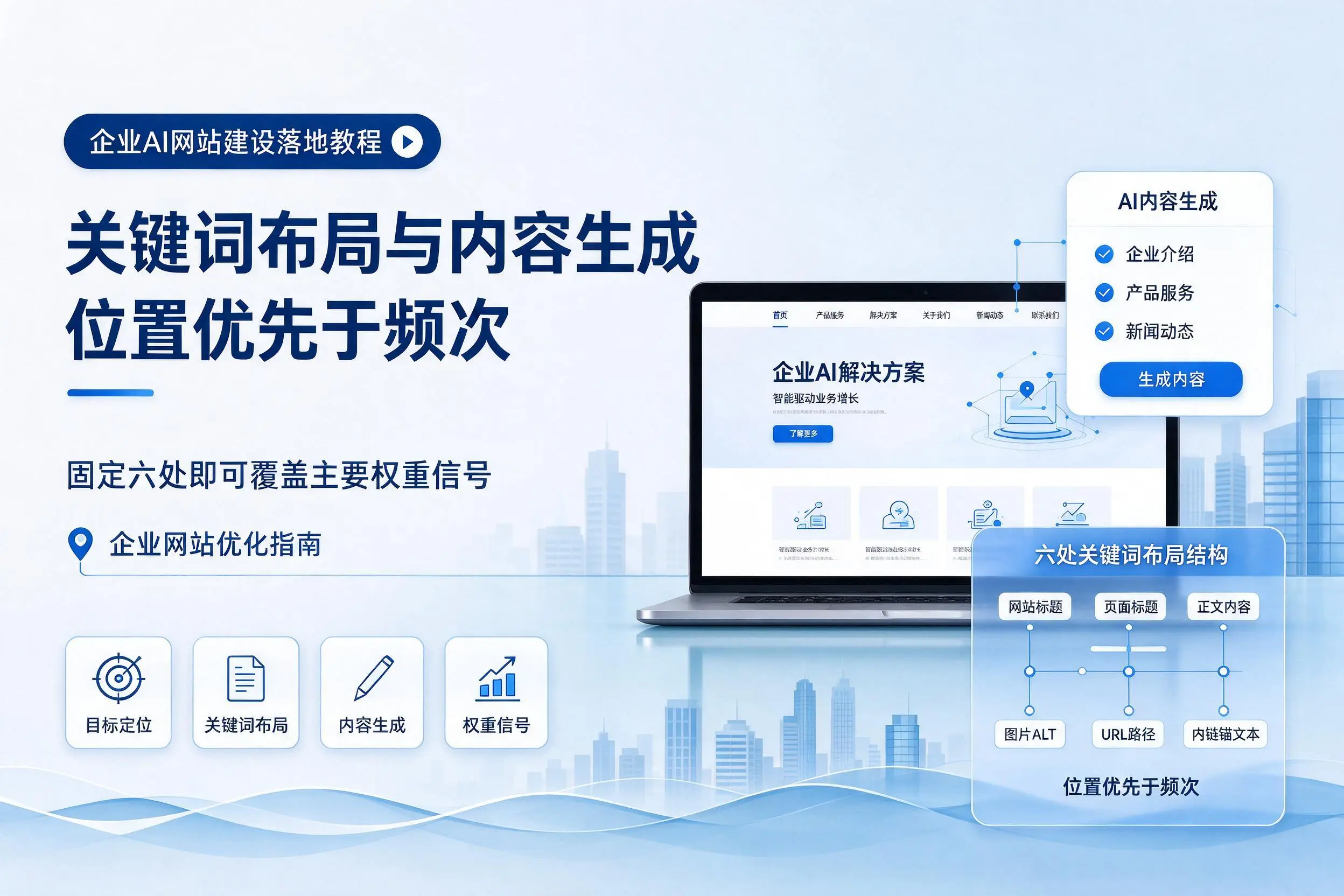 贵港企业AI网站建设落地教程：关键词布局与内容生成